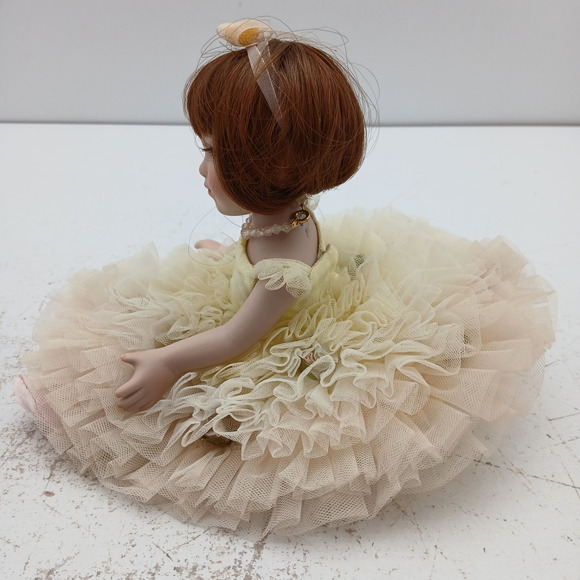 Marie Osmond Peace Rose Bud Tiny Tot Doll 2004 Signed Porcelain LE #3913 - Picture 6 of 9